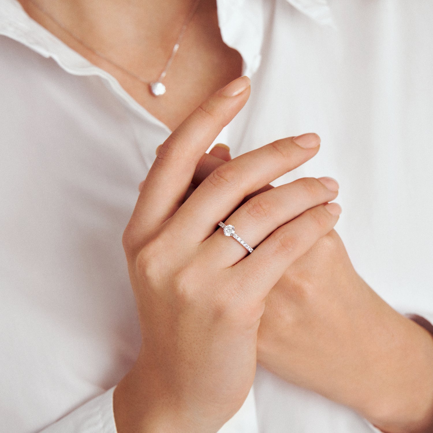 14k White gold | 0.80 ct | 58, 14k White gold | 0.80 ct | 60, 14k White gold | 0.80 ct | 56, 14k White gold | 0.80 ct | 54, 14k White gold | 0.80 ct | 52, 14k White gold | 0.80 ct | 50