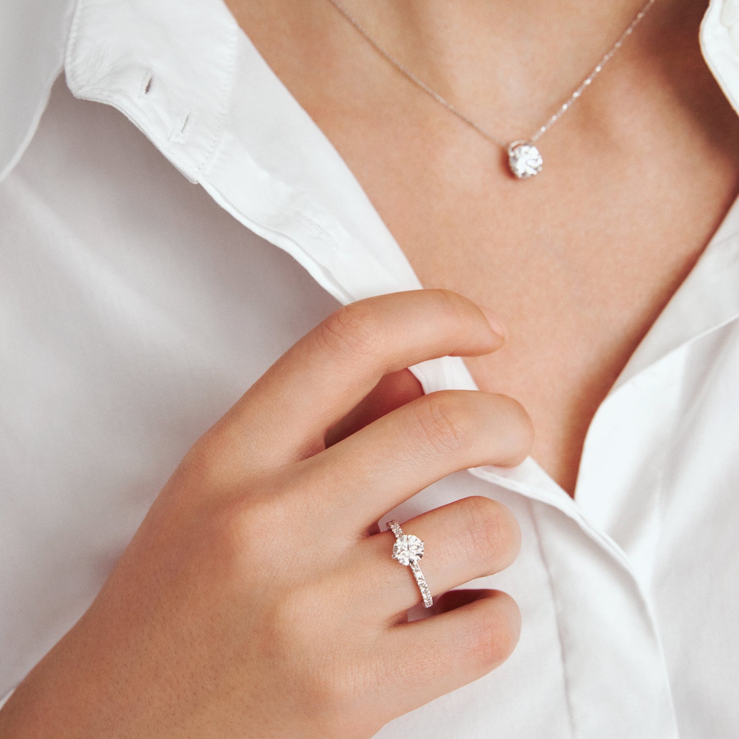 14k White gold | 1.30 ct | 60, 14k White gold | 1.30 ct | 58, 14k White gold | 1.30 ct | 56, 14k White gold | 1.30 ct | 54, 14k White gold | 1.30 ct | 52, 14k White gold | 1.30 ct | 50