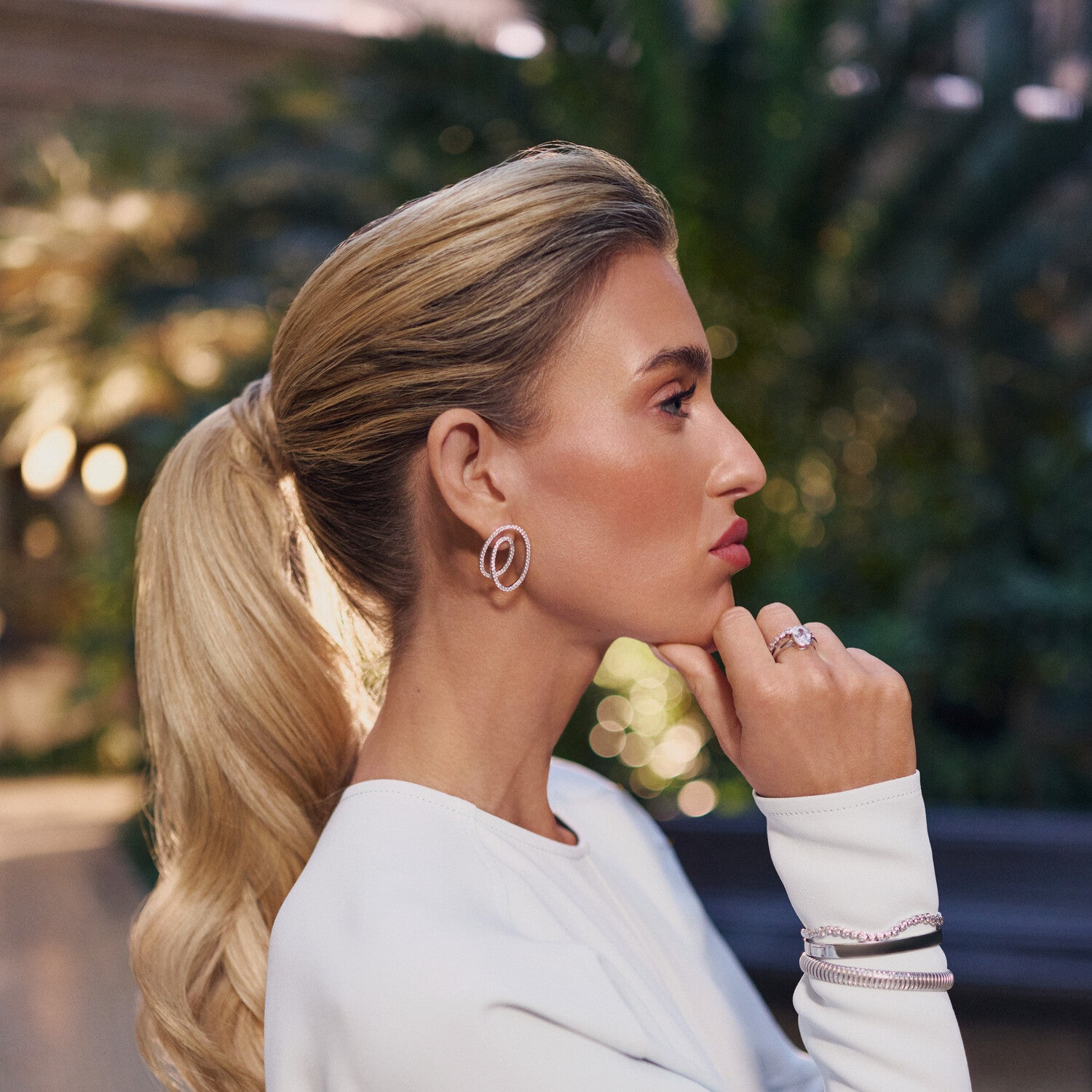 18K gold plated | White | 60, 18K gold plated | White | 58, 18K gold plated | White | 56, 18K gold plated | White | 54, 18K gold plated | White | 52, 18K gold plated | White | 50