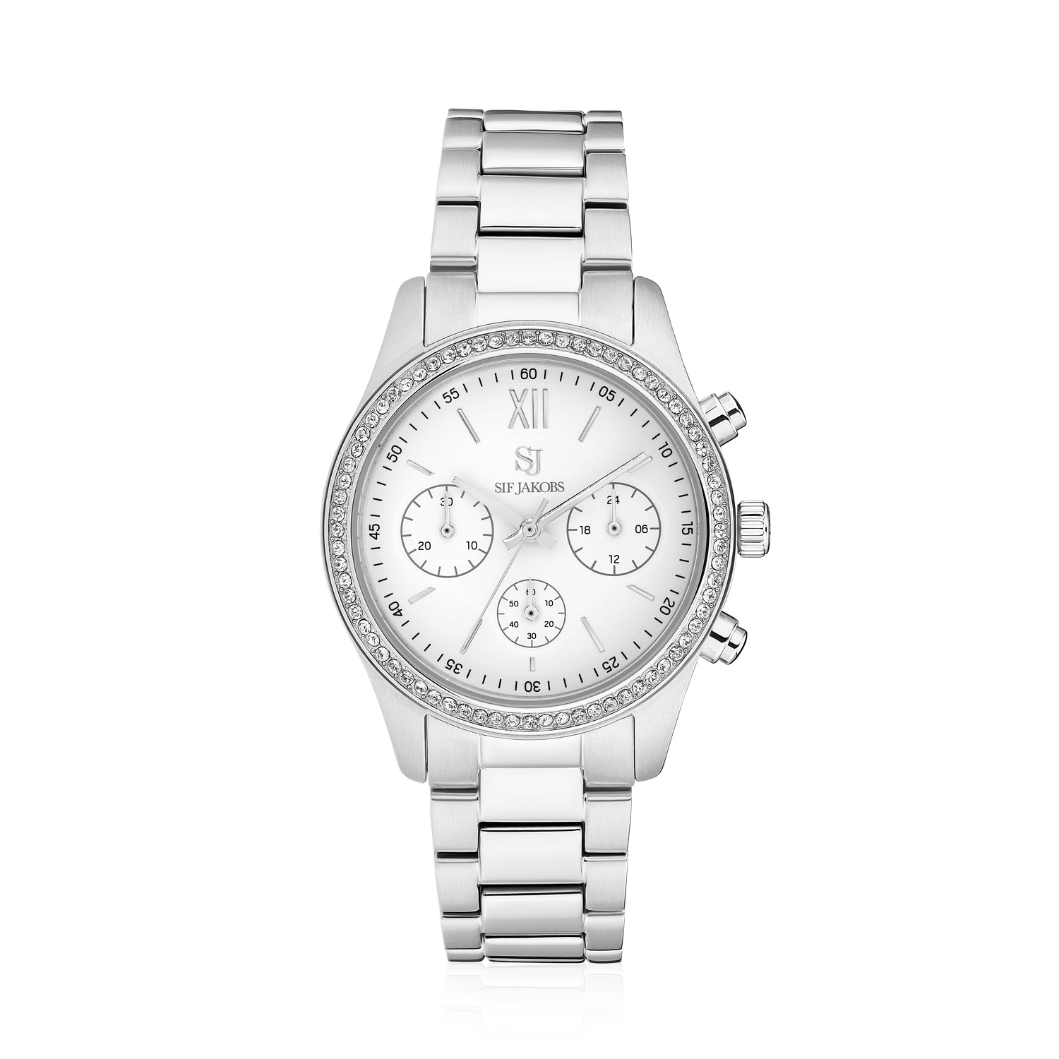 Stainless steel Silver | White