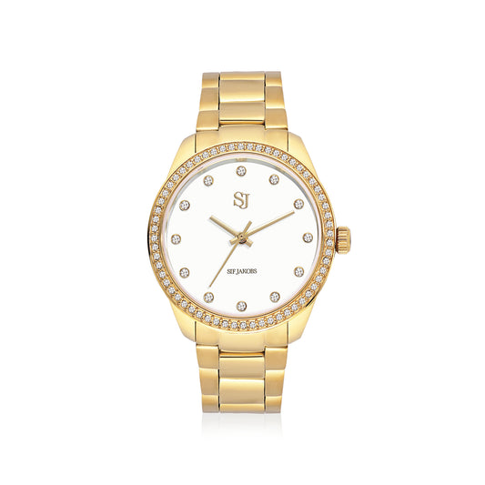 Stainless steel gold | White