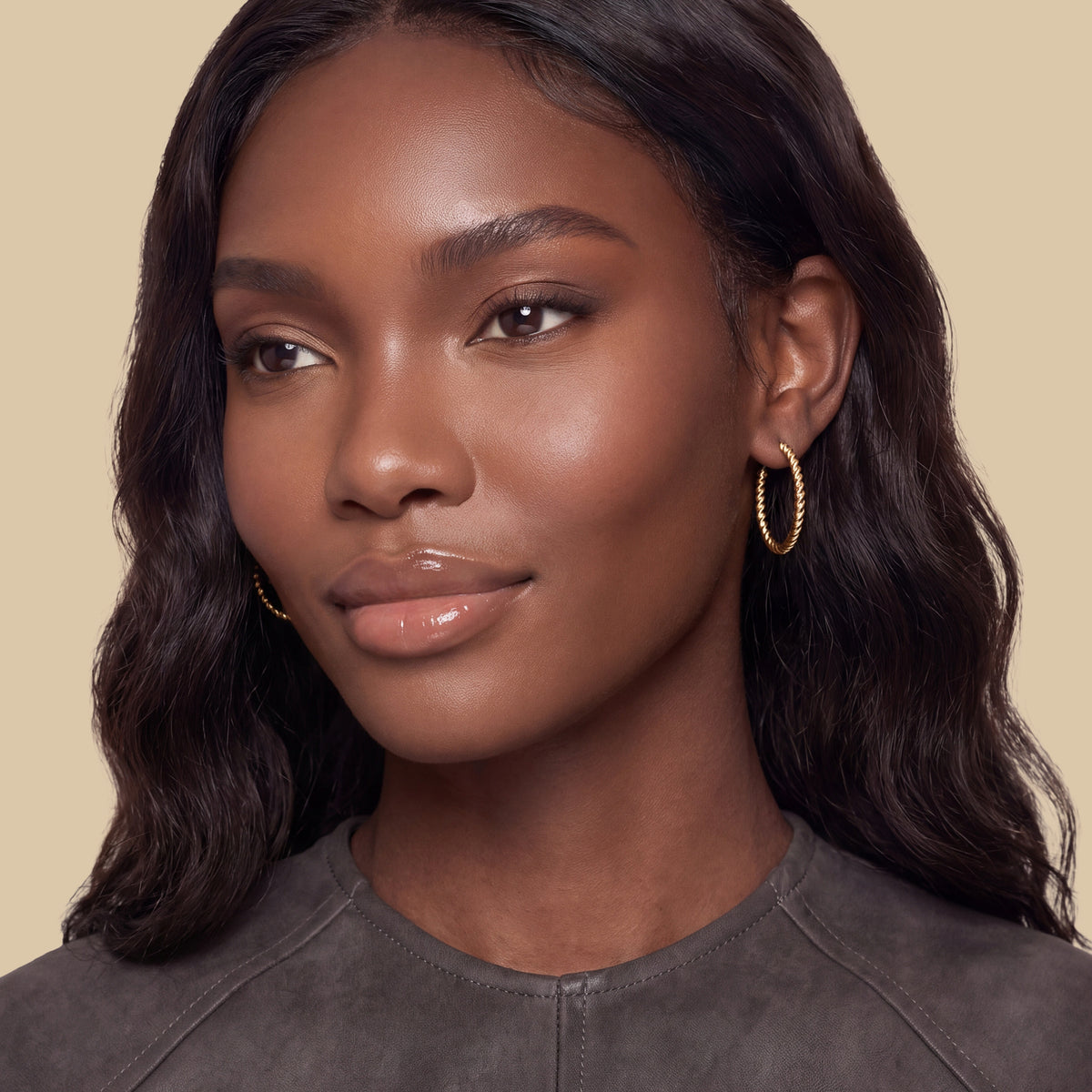 18K gold plated | Large