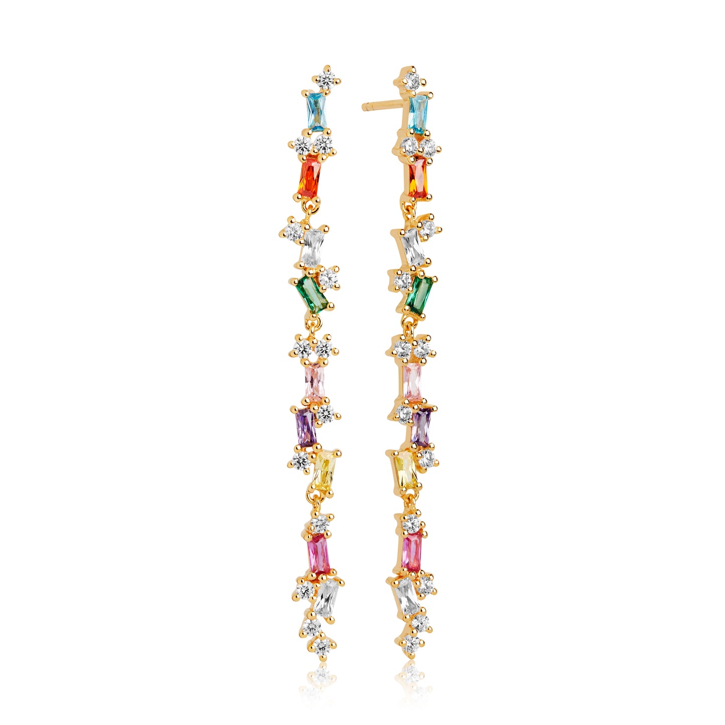 18K gold plated | Rainbow