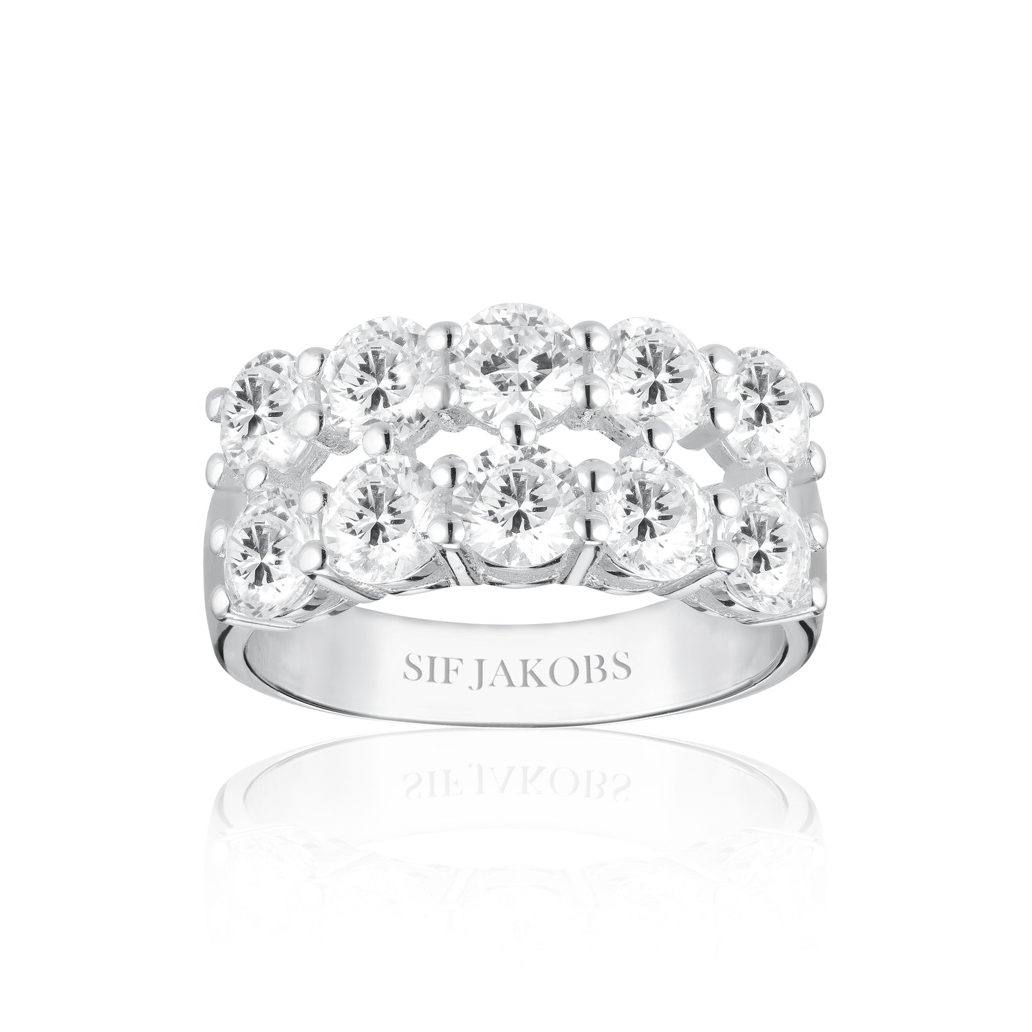 925 Sterling silver | White | 60, 925 Sterling silver | White | 58, 925 Sterling silver | White | 56, 925 Sterling silver | White | 54, 925 Sterling silver | White | 52, 925 Sterling silver | White | 50