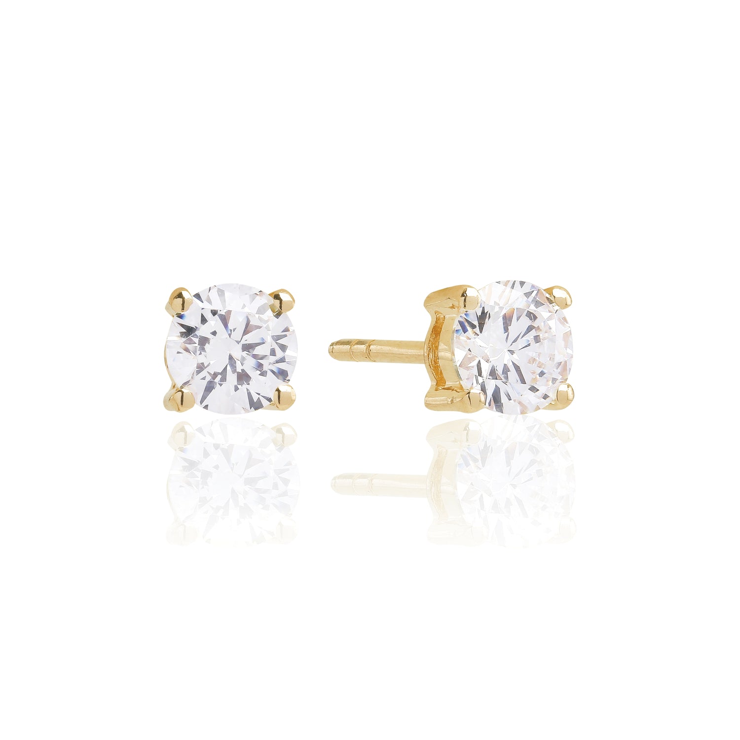 18K gold plated | White | Medio