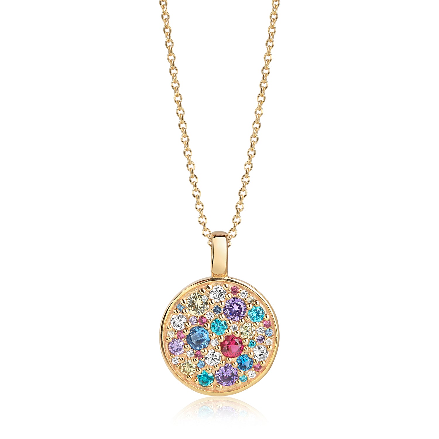 18K gold plated | Rainbow