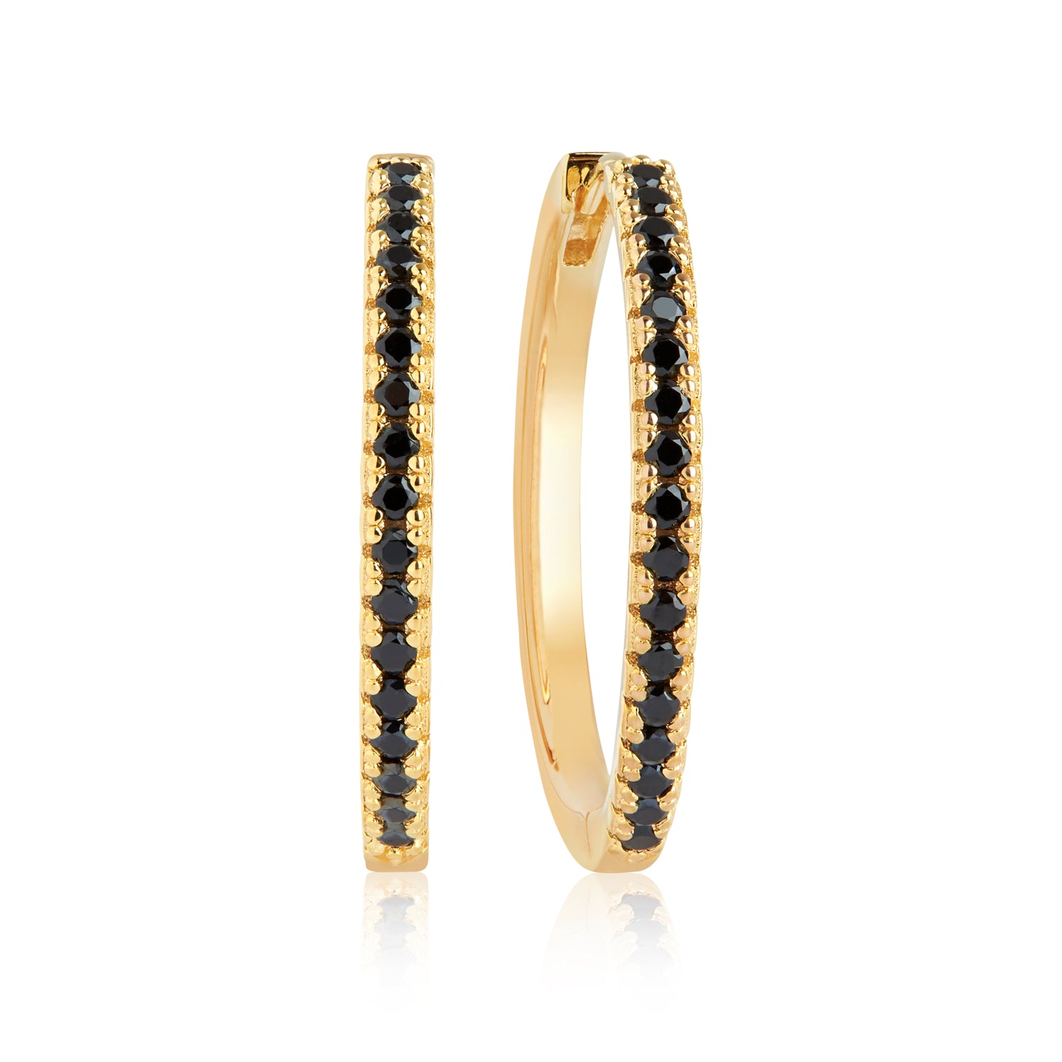 18K gold plated | Black | X-Grande