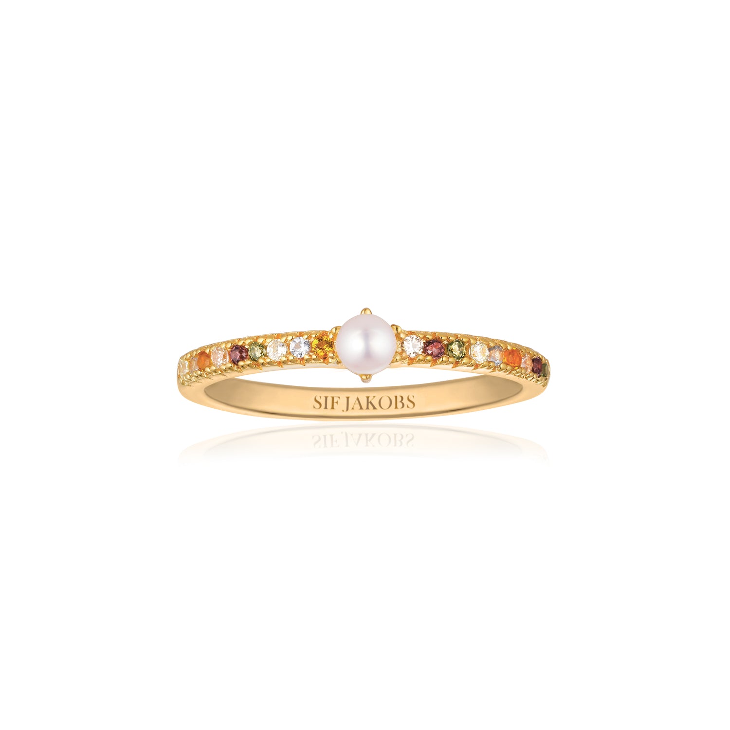 18K gold plated | Multicoloured and freshwater pearl | 58, 18K gold plated | Multicoloured and freshwater pearl | 56, 18K gold plated | Multicoloured and freshwater pearl | 54, 18K gold plated | Multicoloured and freshwater pearl | 52