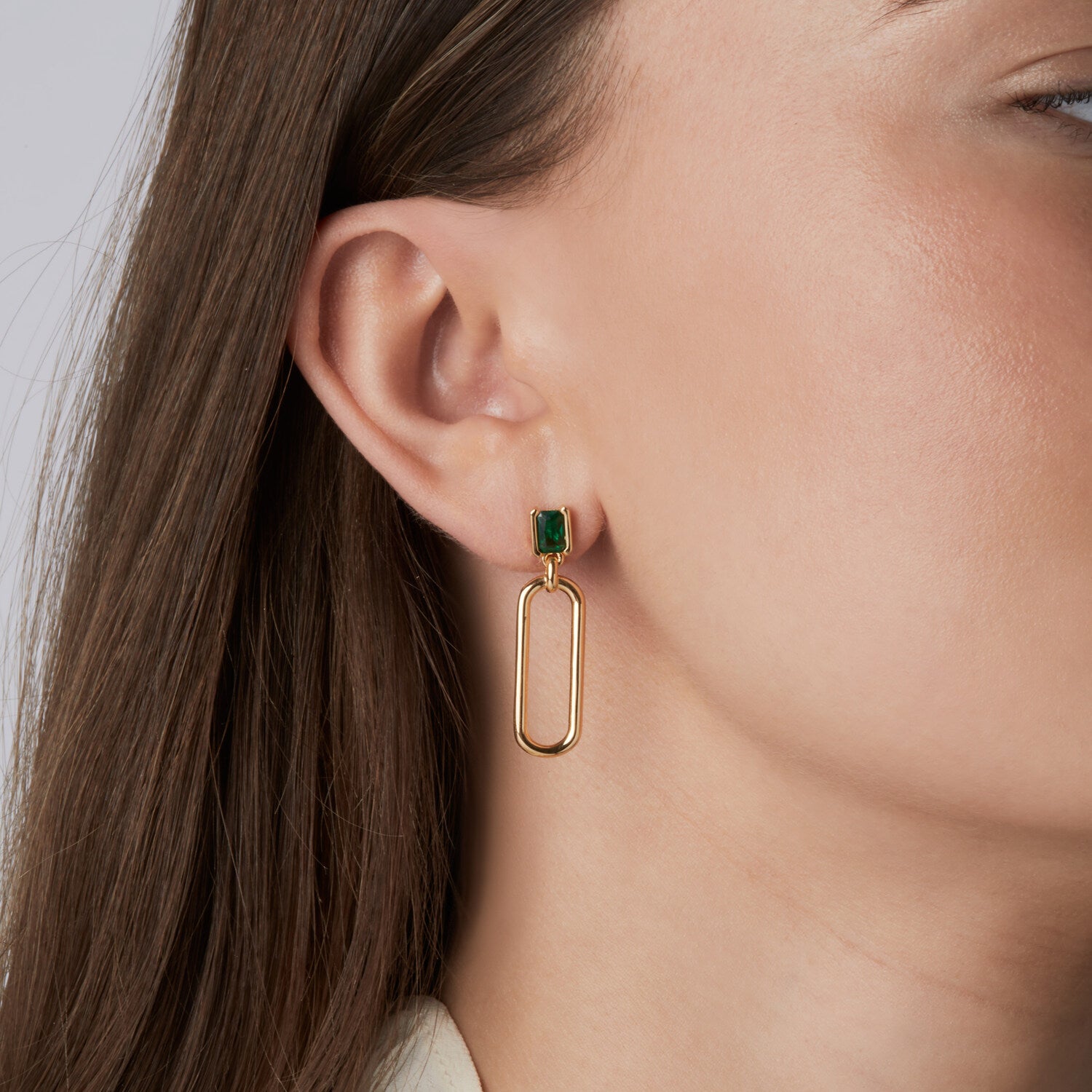18K gold plated | Green