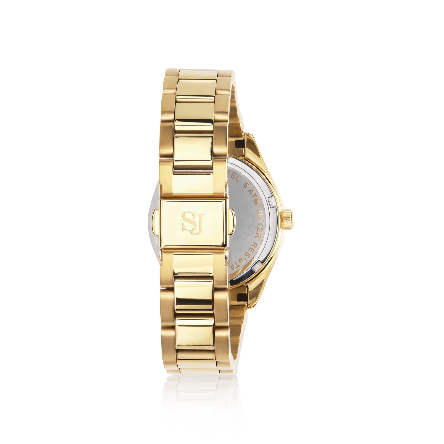 Stainless steel gold | Pink dial
