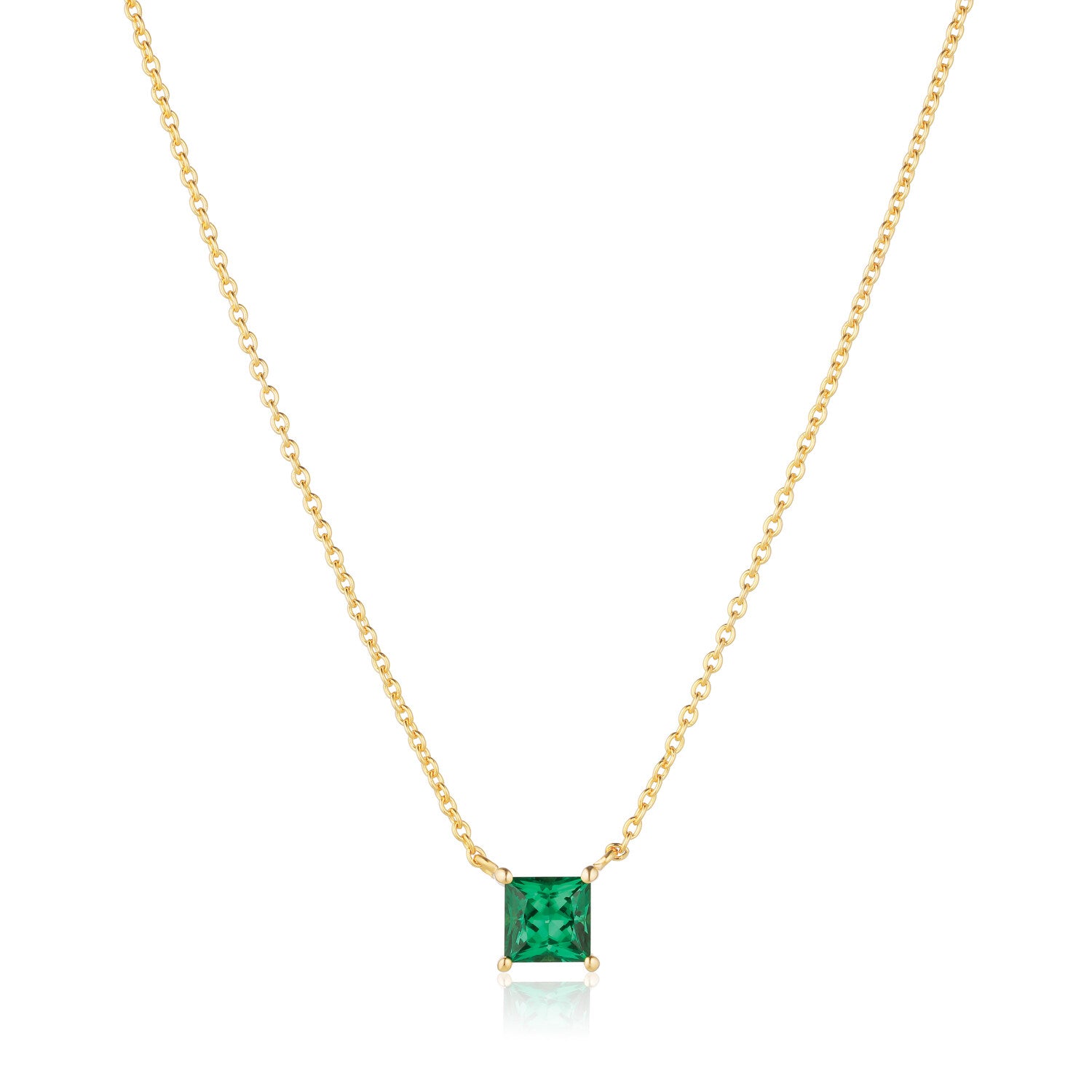 18K gold plated | Green