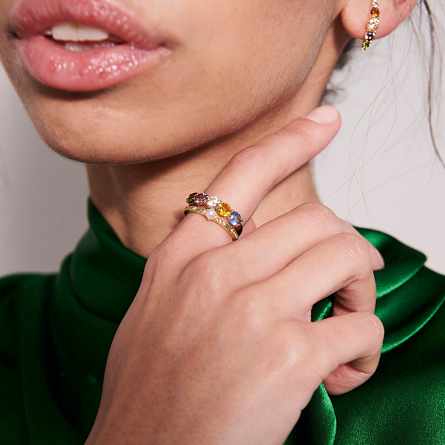 18K gold plated | Multicoloured and freshwater pearl | 58, 18K gold plated | Multicoloured and freshwater pearl | 56, 18K gold plated | Multicoloured and freshwater pearl | 54, 18K gold plated | Multicoloured and freshwater pearl | 52