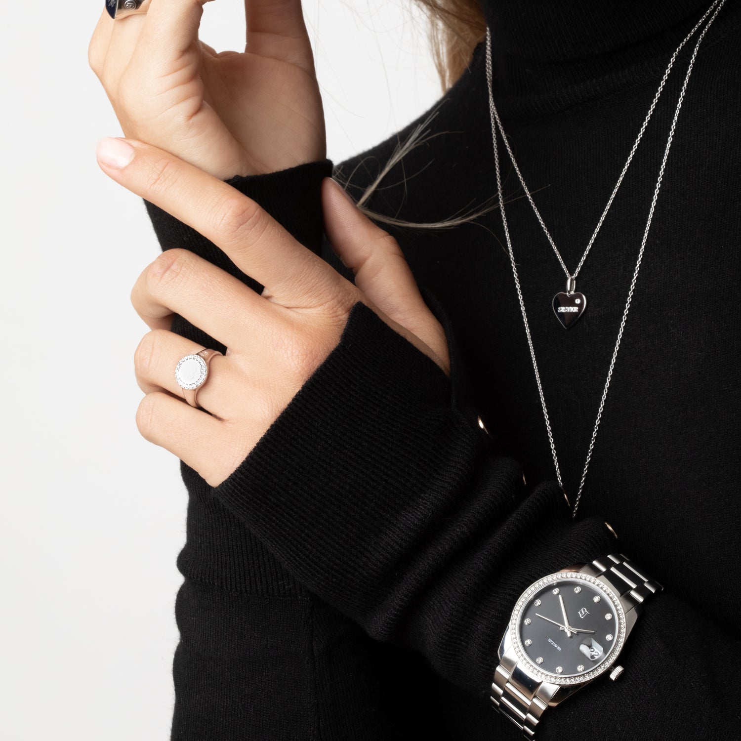 925 Sterling silver | White | 58, 925 Sterling silver | White | 56, 925 Sterling silver | White | 54, 925 Sterling silver | White | 52, 925 Sterling silver | White | 50