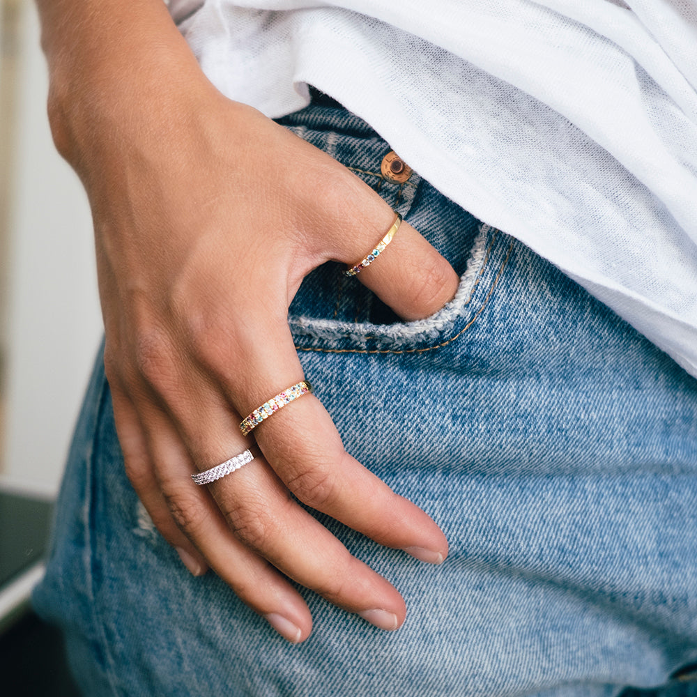 18K gold plated | Rainbow | 58, 18K gold plated | Rainbow | 56, 18K gold plated | Rainbow | 54, 18K gold plated | Rainbow | 50